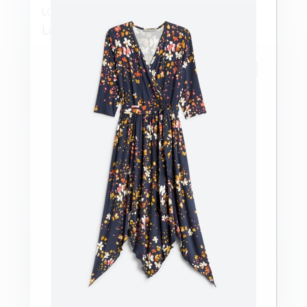 LOVEAPPELLA Lucinda Knit Midi Dress